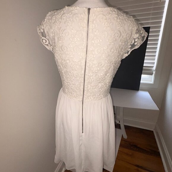 NWT French Connection Maui Lace Fit & Flare Dress 8 Bridal Graduation Shower - Picture 13 of 13